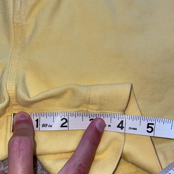Vintage Yellow Jean Shorts! - Picture 10 of 12